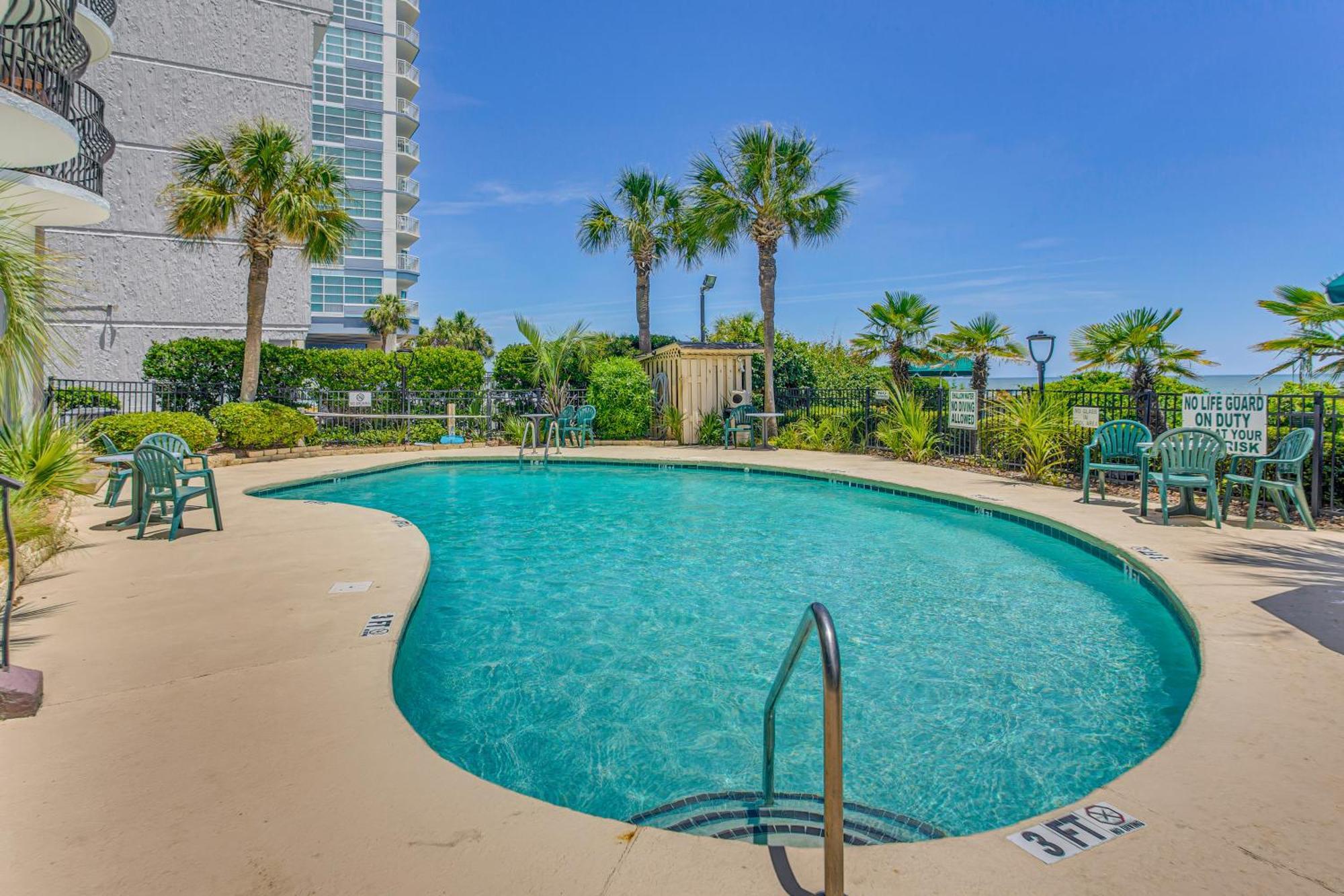Myrtle Beach Oceanfront Condo With Covered Balcony! Eksteriør bilde