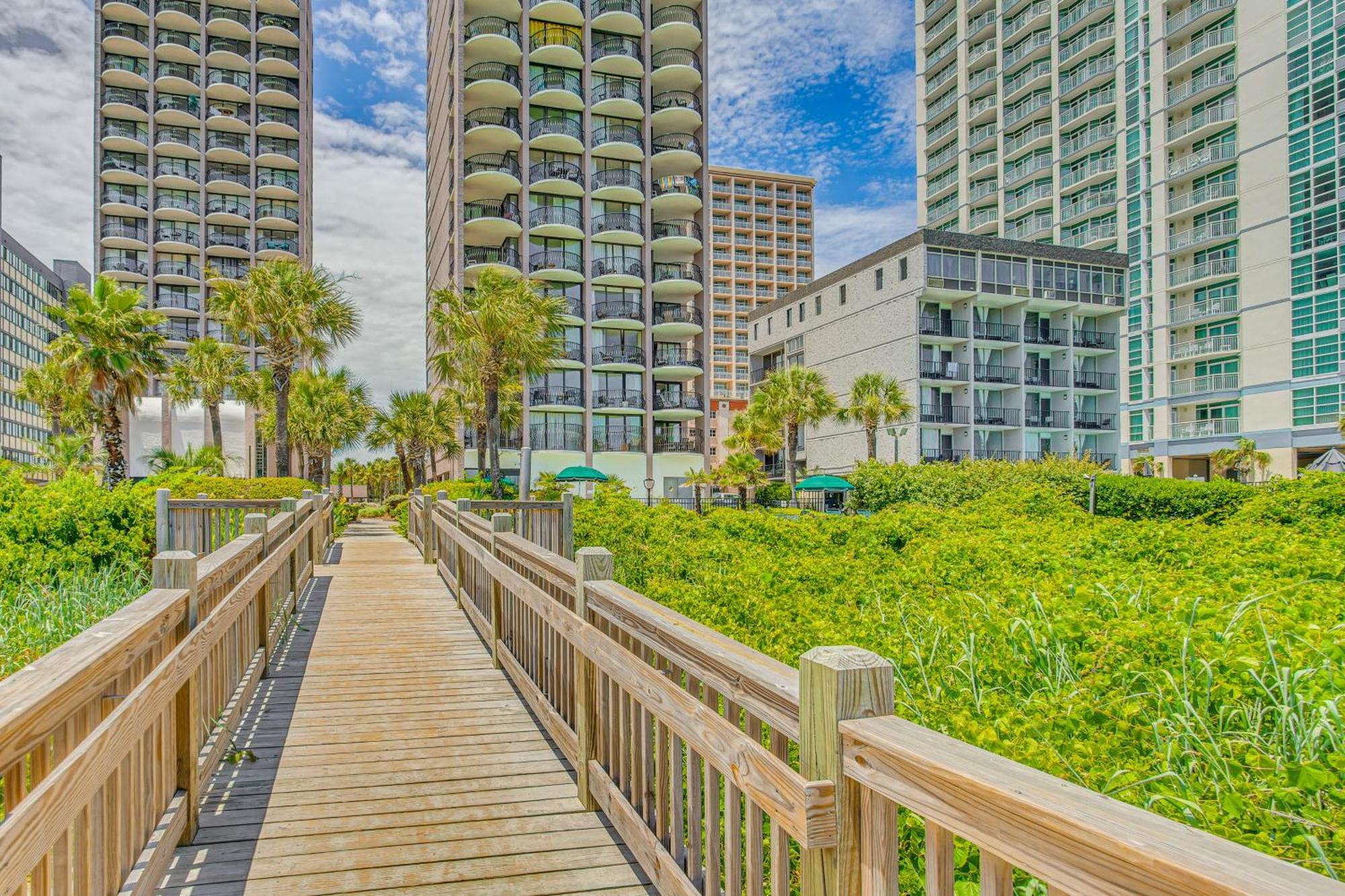 Myrtle Beach Oceanfront Condo With Covered Balcony! Eksteriør bilde